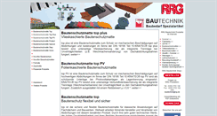 Desktop Screenshot of bautenschutzmatte.de